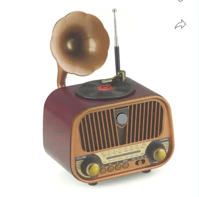 Pickitt Market – NostalgoWave Retro BT,Radio Speaker