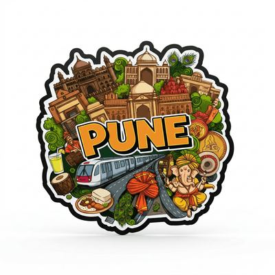 PUNE FRIDGE MAGNET - PICKITT MARKET