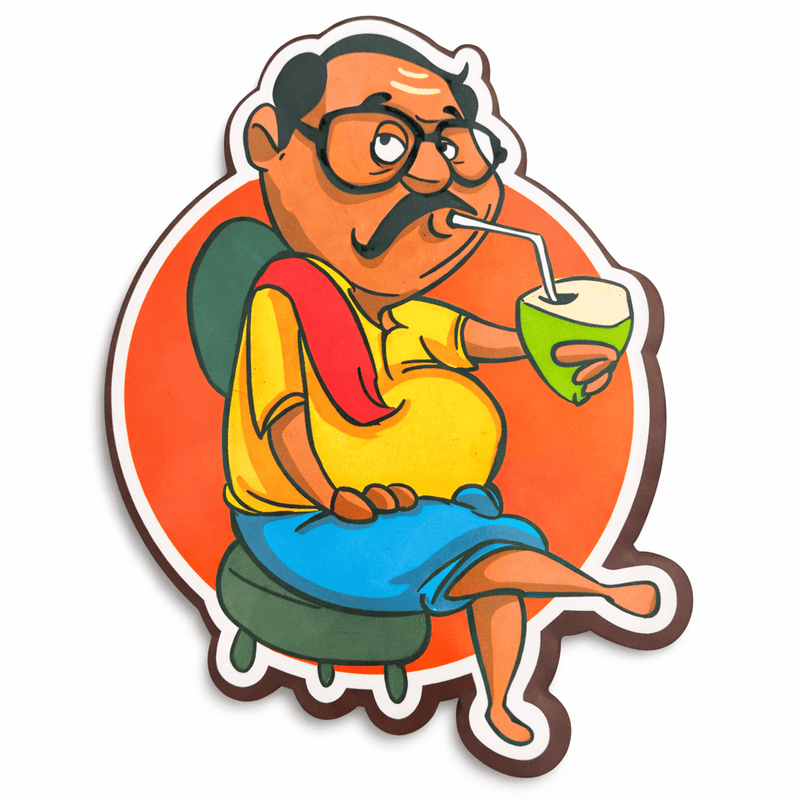 QUIRKY 30 FRIDGE MAGNET - PICKITT MARKET