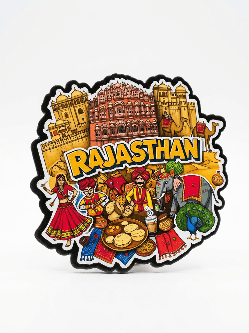 RAJASTHAN FRIDGE MAGNET - PICKITT MARKET