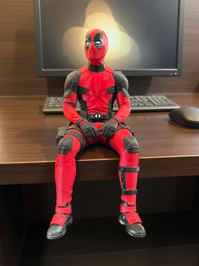 Sitting Superhero Tabletop Figurine  (PREPAID)