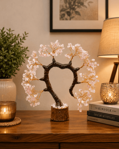 Rose Quartz Crystal Gem Tree – Handcrafted Home Décor(prepaid only) - PICKITT MARKET