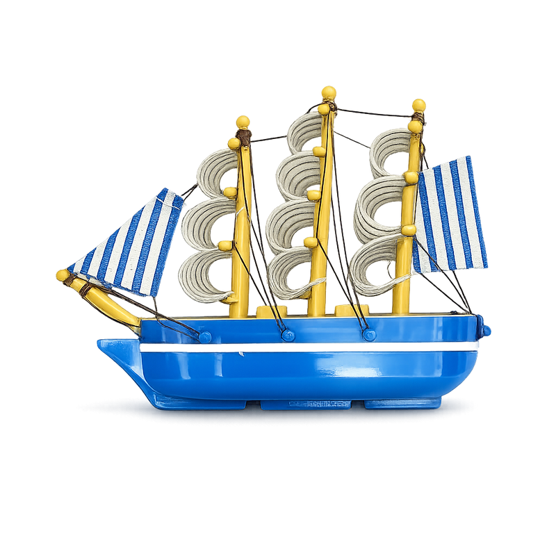 SAIL SHIP FRIDGE MAGNET ( random color) size : 10cm - PICKITT MARKET