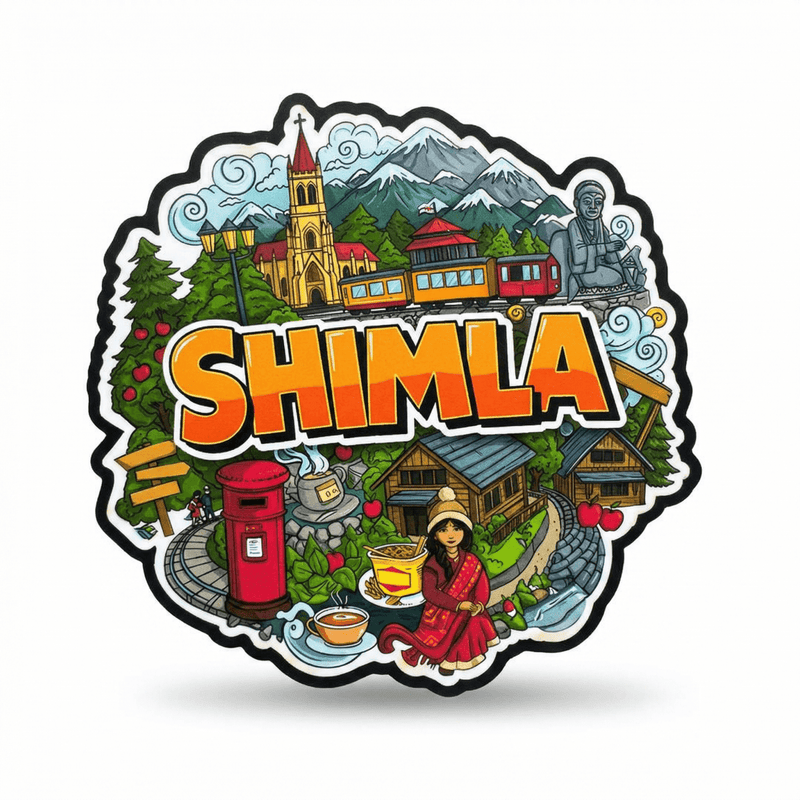 SHIMLA FRIDGE MAGNET - PICKITT MARKET