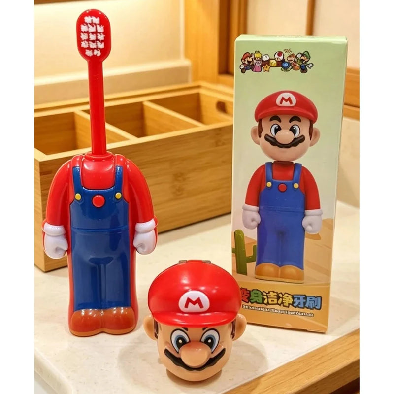 Super Mario Cartoon Toothbrush – Kids Edition 🍄