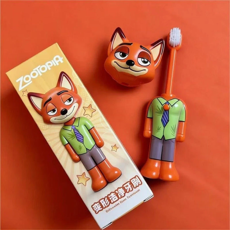 Nick Wilde Cartoon Toothbrush – Kids Edition 🦊