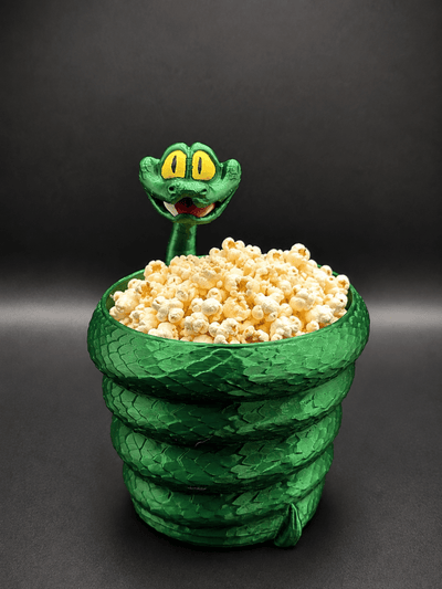SNAKE POPCORN TUB (PREPAID ONLY) - PICKITT MARKET