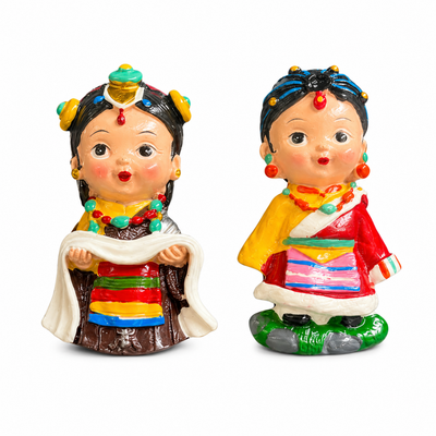 Tibetan Girls Fridge Magnet Combo - PICKITT MARKET