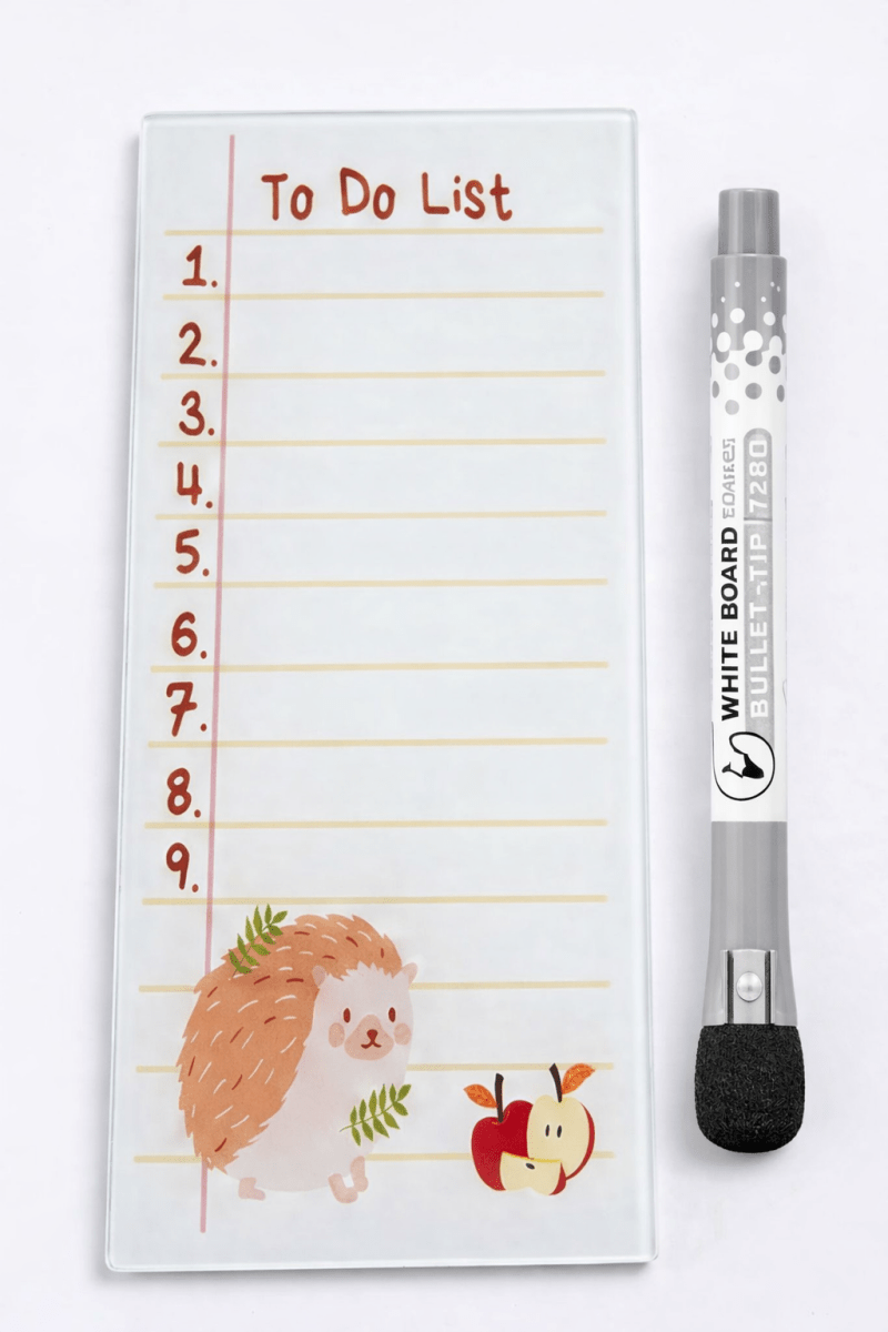 TO DO LIST PLANNER FRIDGE MAGNET ( 1 MAGNETIC MARKER WITH ERAZER FREE) - PICKITT MARKET