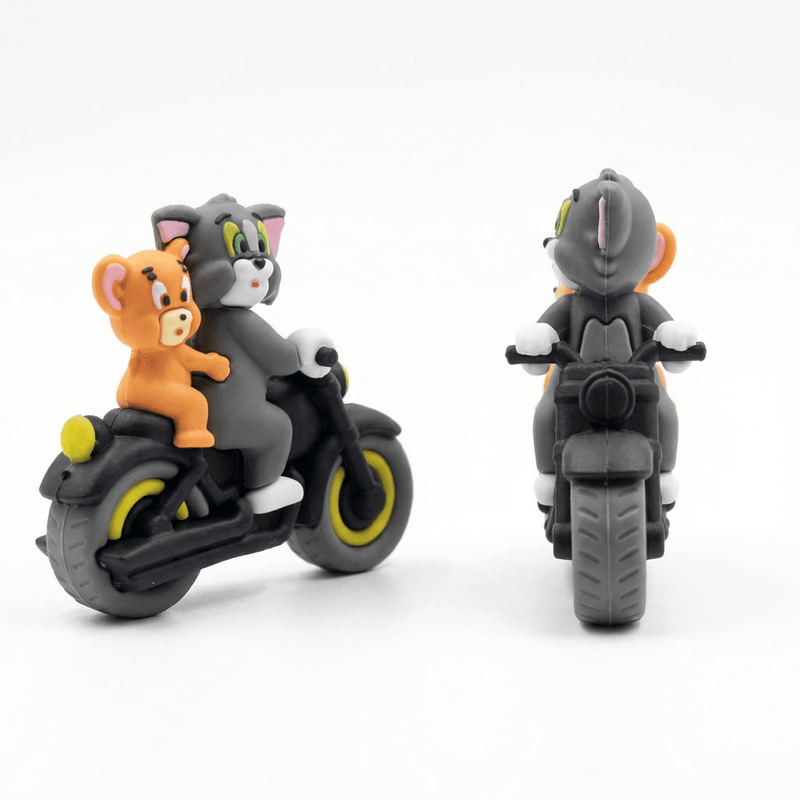 TOM JERRY SCOOTER FRIDGE MAGNET - PICKITT MARKET
