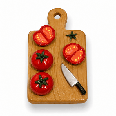 Tomato Cutting Board Fridge Magnet - PICKITT MARKET