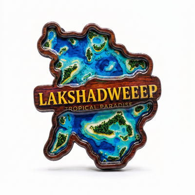 LAKSHADWEEP ISLANDS FRIDGE MAGNET
