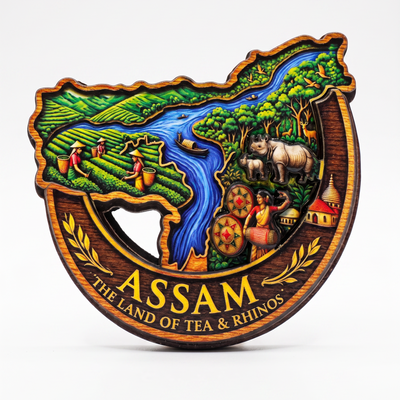 ASSAM FRIDGE MAGNET