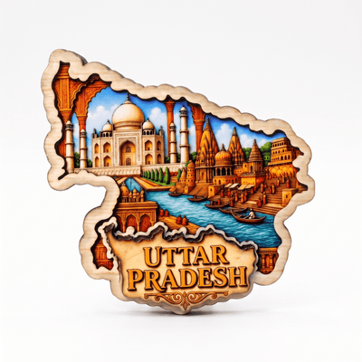 UTTAR PRADESH FRIDGE MAGNET - PICKITT MARKET