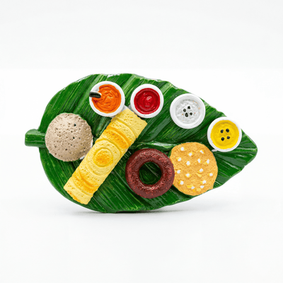 VADA DOSA BANANA LEAF FRIDGE MAGNET - PICKITT MARKET