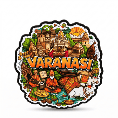 VARANASI FRIDGE MAGNET - PICKITT MARKET