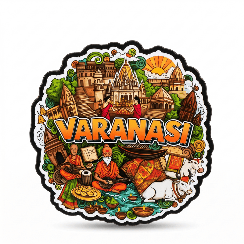 VARANASI FRIDGE MAGNET - PICKITT MARKET