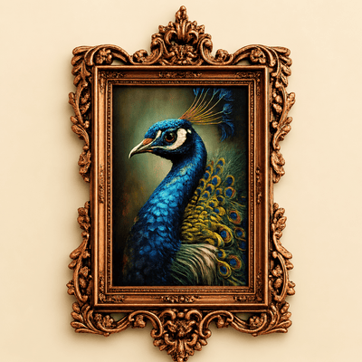 VIBRANT PEACOCK FRIDGE MAGNET (PREPAID ONLY ) - PICKITT MARKET