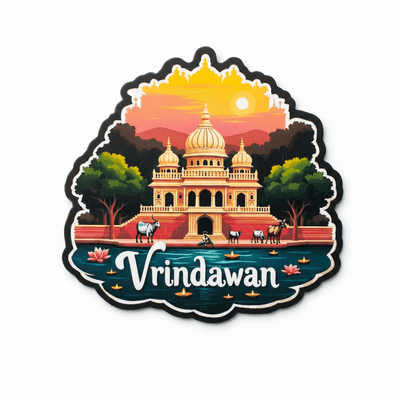 VRINDAVAN FRIDGE MAGNET - PICKITT MARKET