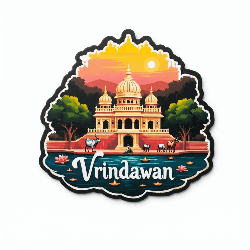 VRINDAVAN FRIDGE MAGNET - PICKITT MARKET