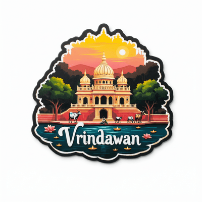 VRINDAVAN FRIDGE MAGNET - PICKITT MARKET