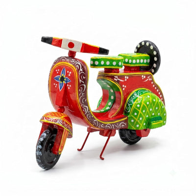 Wooden Scooter Showpiece (PREPAID ONLY) - PICKITT MARKET