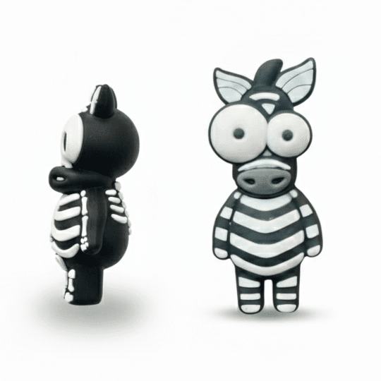 ZEBRA FRIDGE MAGNET - PICKITT MARKET